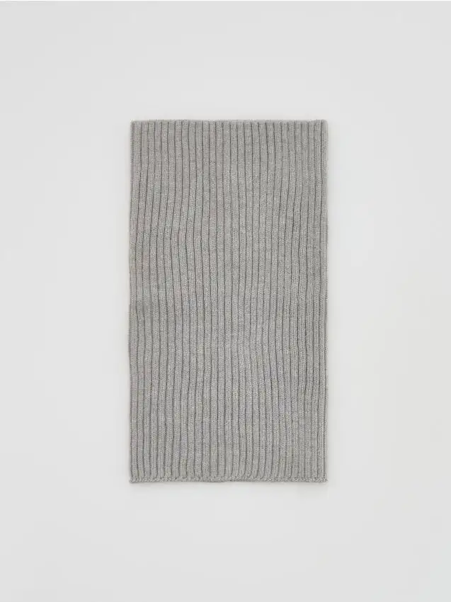 Sciarpa infinity in jersey misto viscosa Colore grigio chiaro