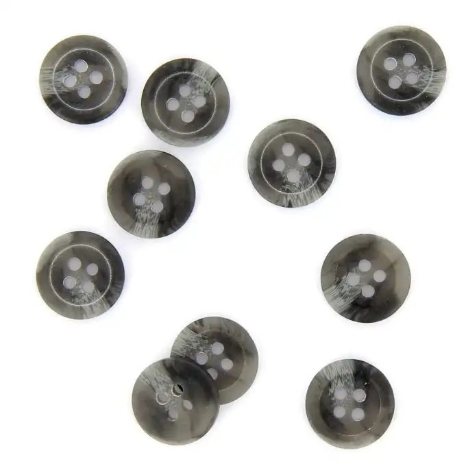 bottoni marmo grigio 15 mm