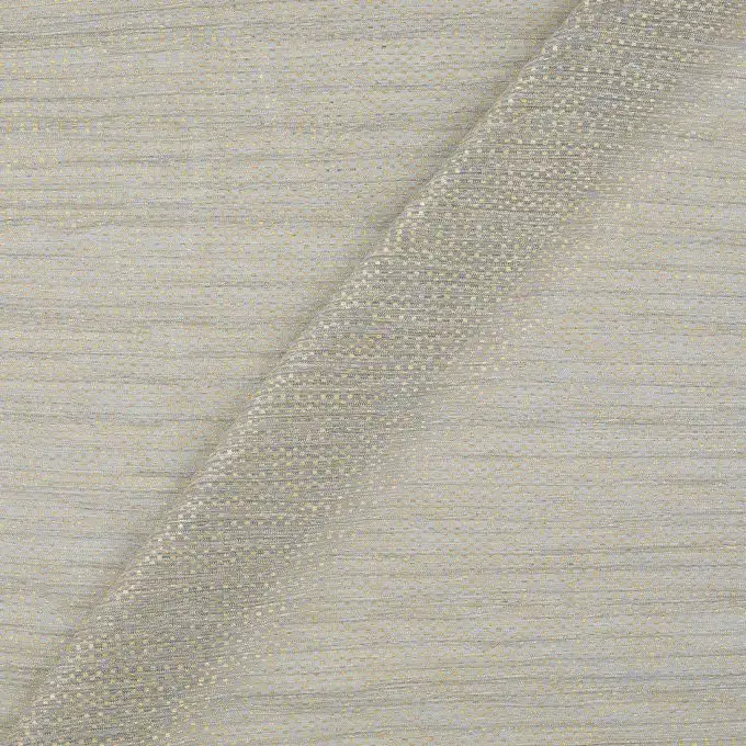 Tessuto velato liscio grigio e dorato
