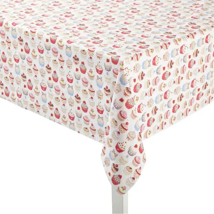 Tessuto cerato per tovaglia Cupcake