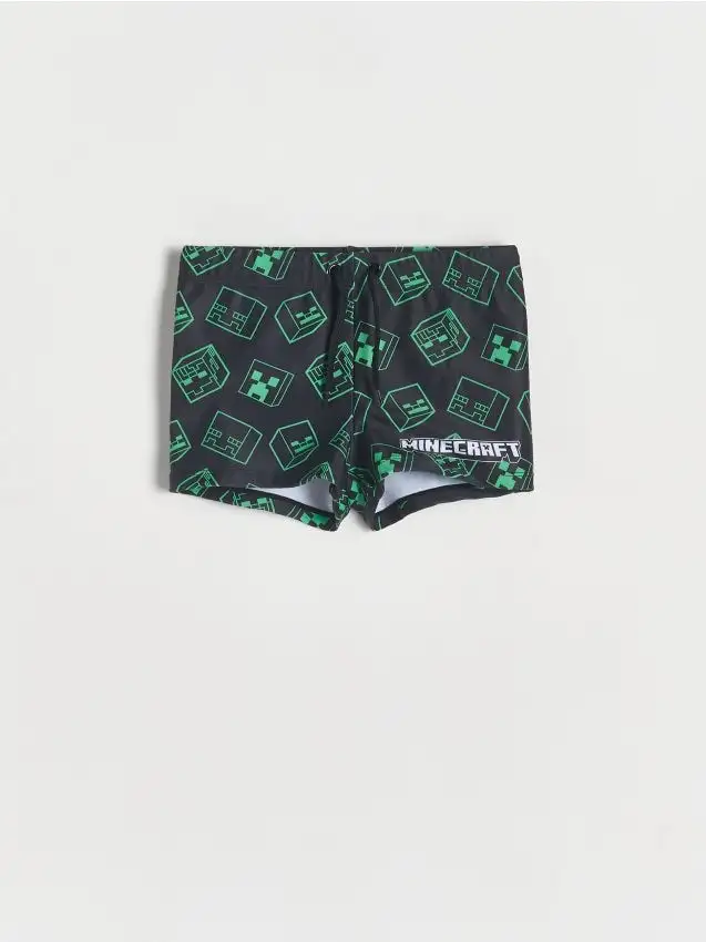 Pantaloncini da bagno Minecraft Colore nero