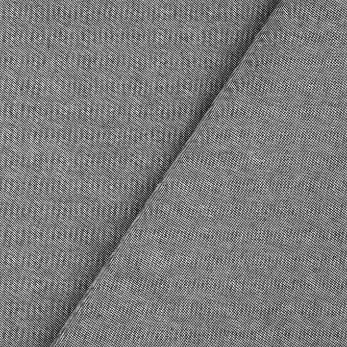 Tessuto cotone semi-intrecciato mélange blu navy