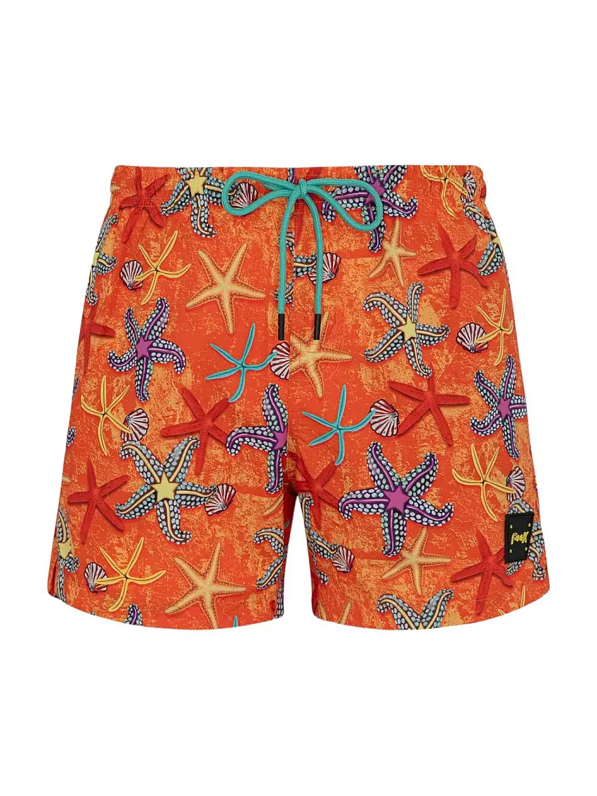 F**K Men's Swimsuit FK24-2040X04 Orange