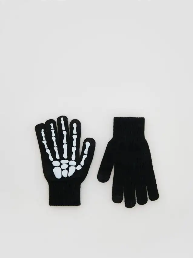 BOYS` GLOVES Colore nero