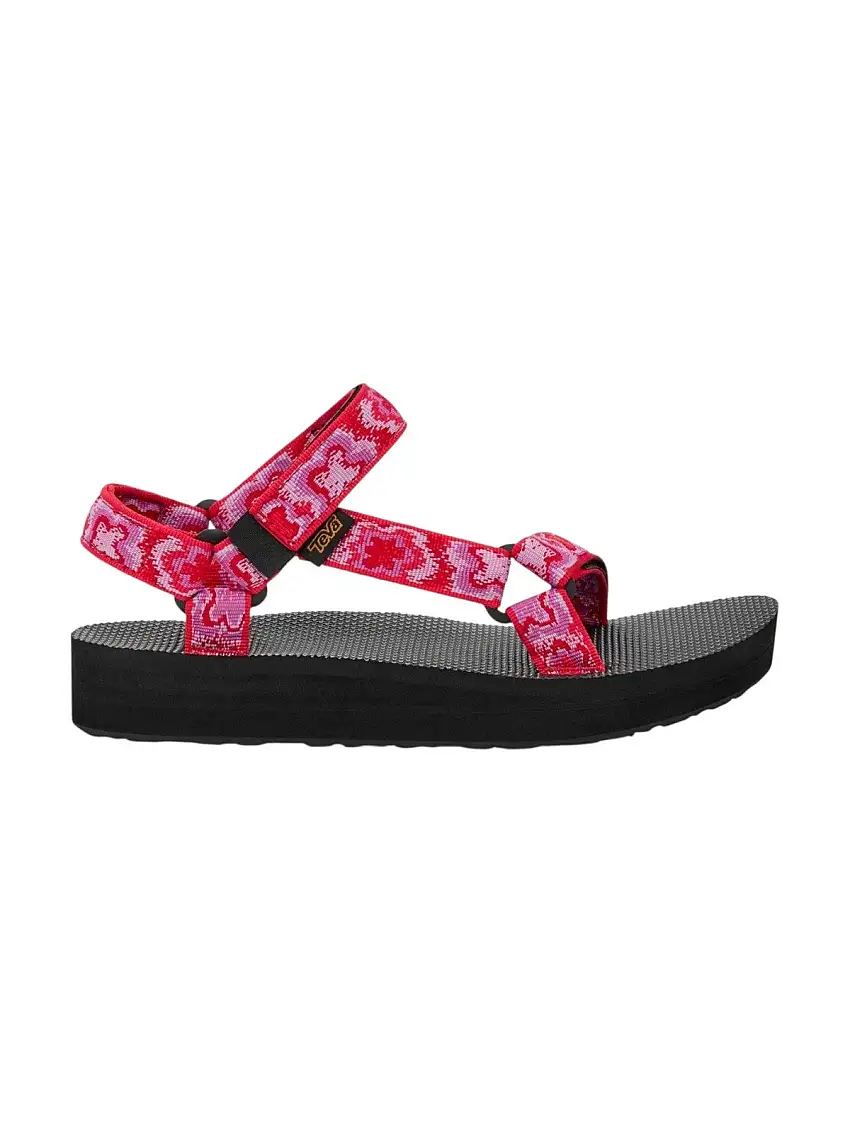 TEVA Women's Sandal Midform Universal W 1090969 NKP NEON FLORAL PINK/PURPLE
