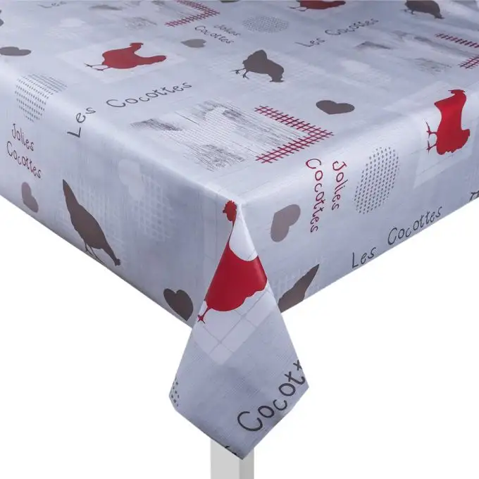 Tovaglia cerata le cocotte grigio