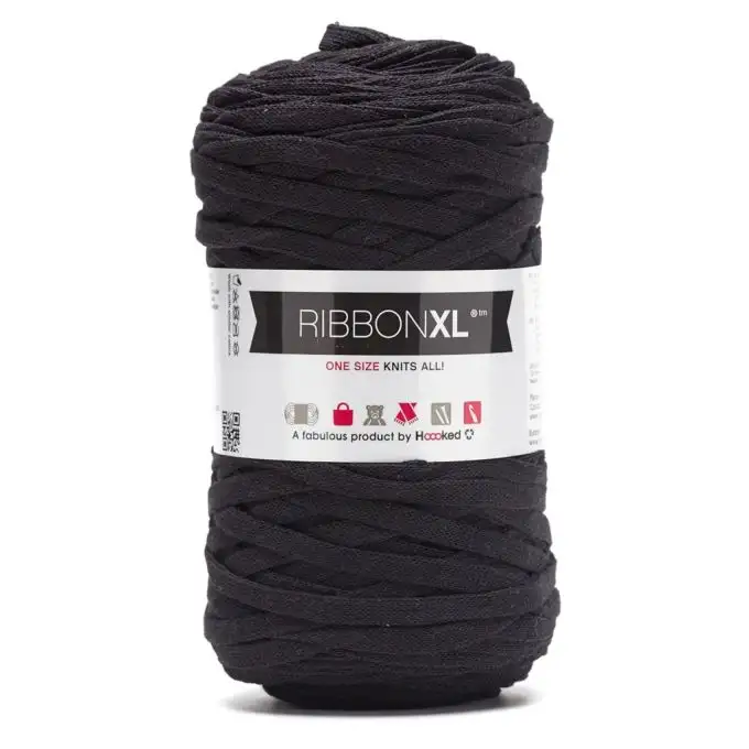 Palla Hoooked Ribbon XL nero