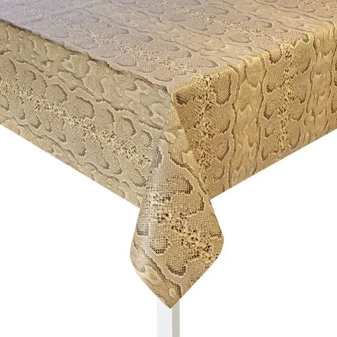 Tessuto cerato effetto serpente