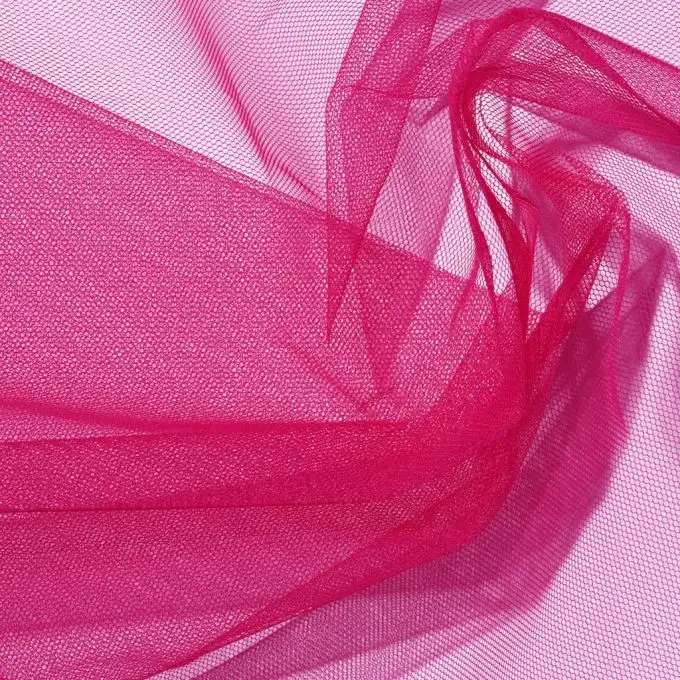 Tessuto tulle fucsia