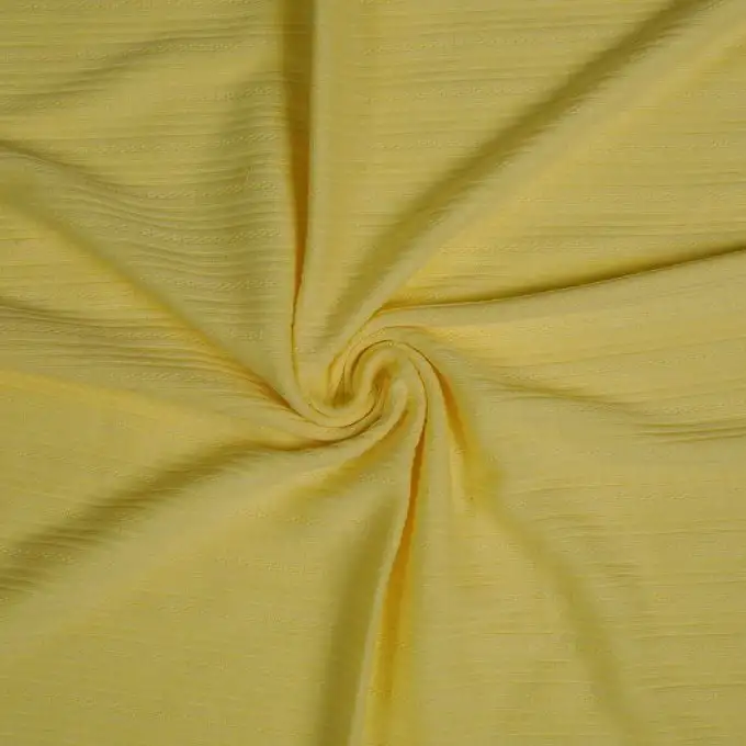 Tessuto a maglia a righe gialle