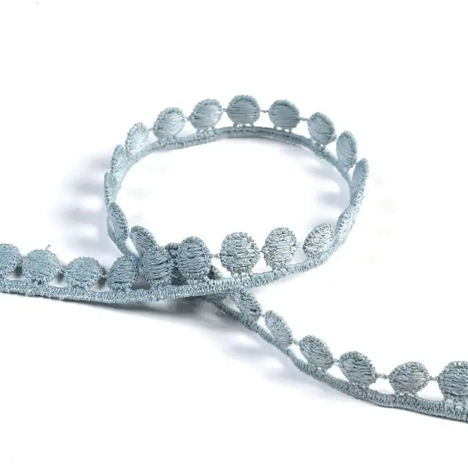 Nastro guipure 10 mm grigio