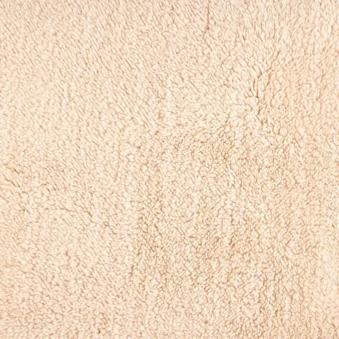 Tessuto peluche paillette beige