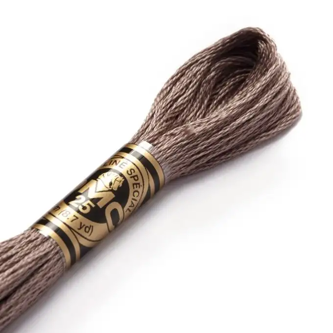 Filato mouliné da ricamo tonalità grigie COL 451