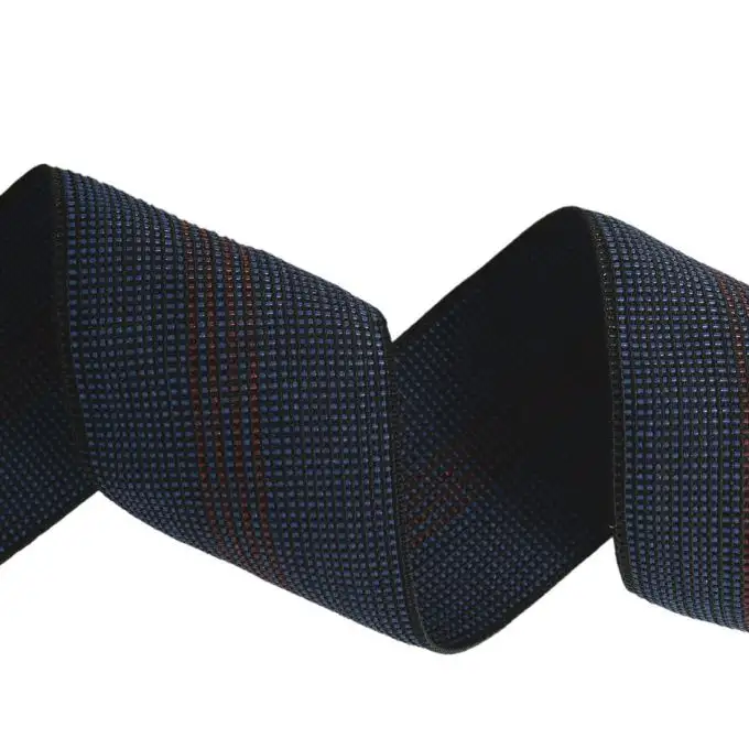 Cinghia per rifacimento sedile 70 mm blu e rosso