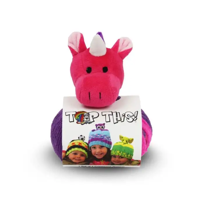 Cappello a maglia Top This unicorno