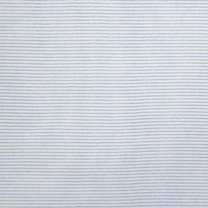 Tessuto a maglia bianco a righe blu