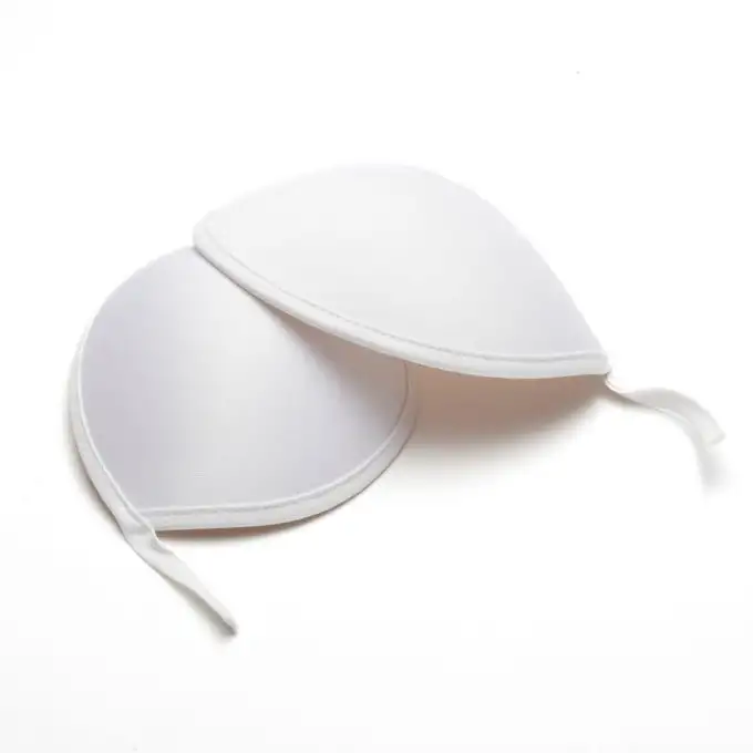Coppe in schiuma bianca per reggiseno taglia 85