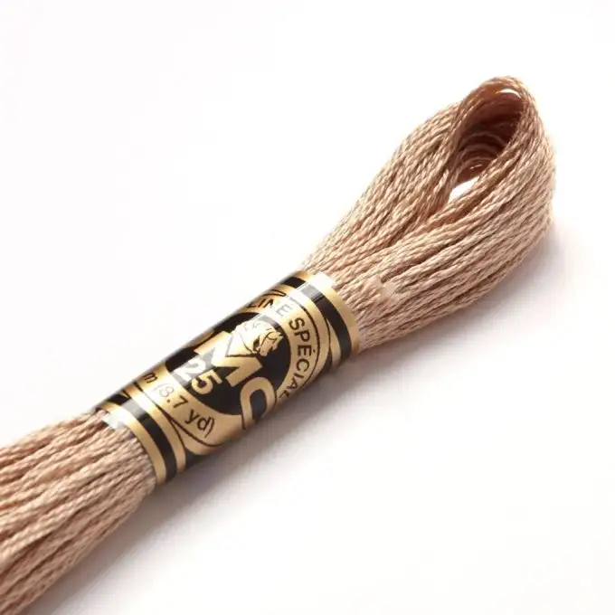 Filo mouliné da ricamo - Toni marroni - COL 3864