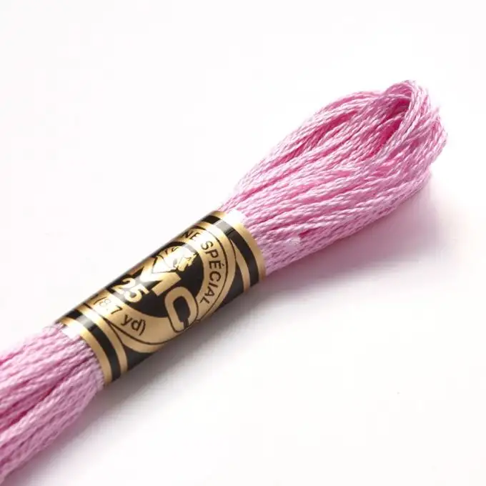 Filato mouliné da ricamo toni rosa-viola COL 3609