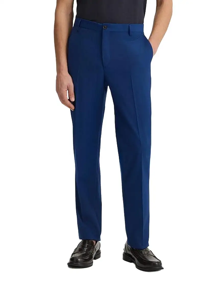 LIU JO UOMO Men's Trousers - Regular-fit chino trousers - Blue