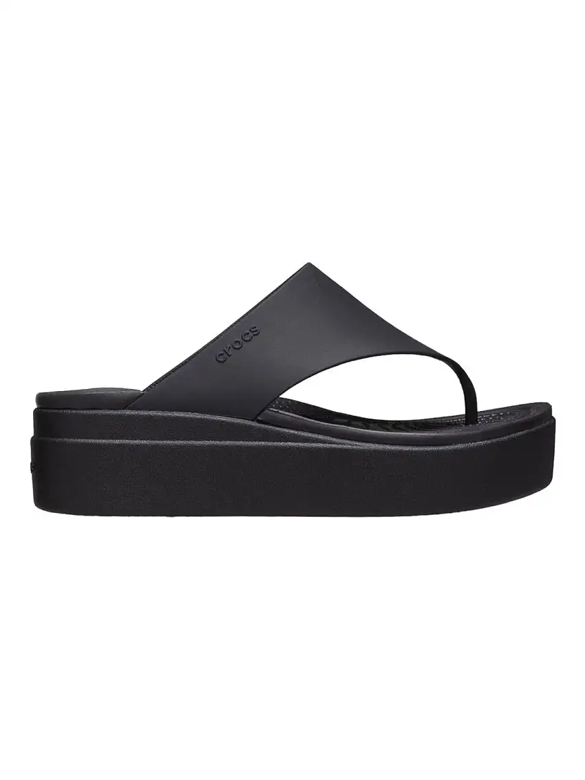 CROCS Women's Brooklyn Flip 208727 001 Black