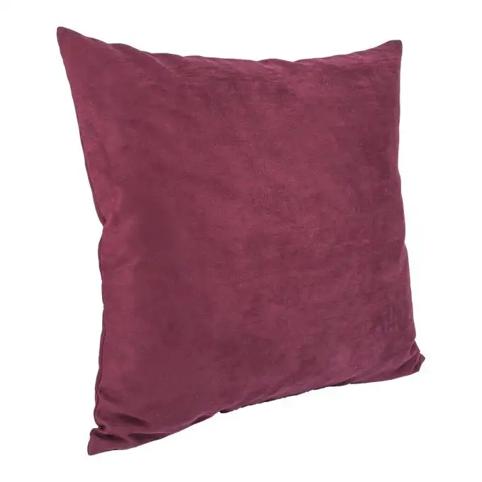 Housse cuscino scamosciato prugna