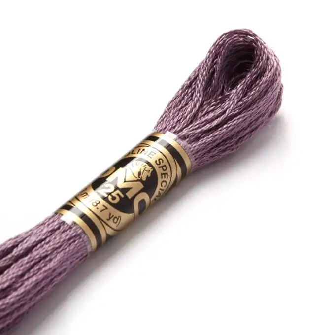 Filato mouliné da ricamo toni rosa-viola COL 3041