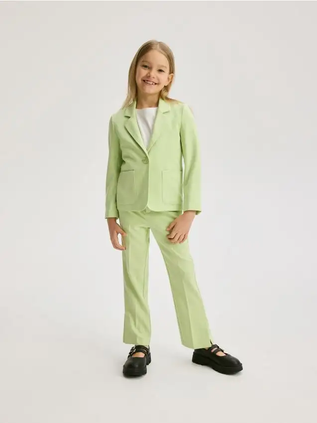 Pantaloni eleganti Colore verde