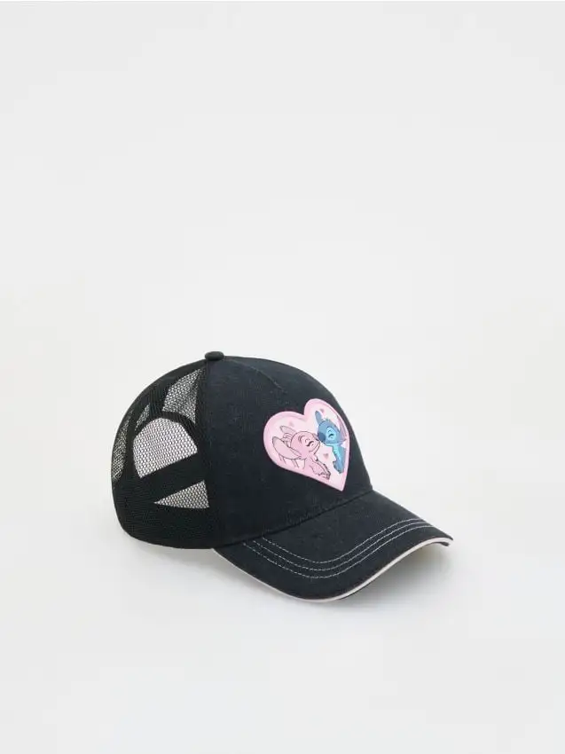 Cappellino da baseball Lilo e Stitch Colore nero