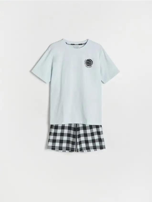 Pigiama due pezzi Colore blu pallido