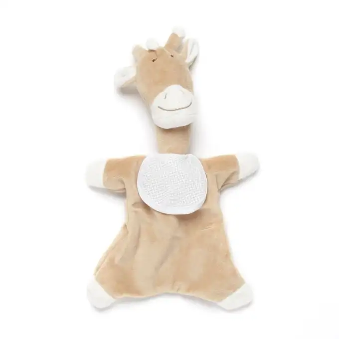 Doudou da ricamare giraffa beige