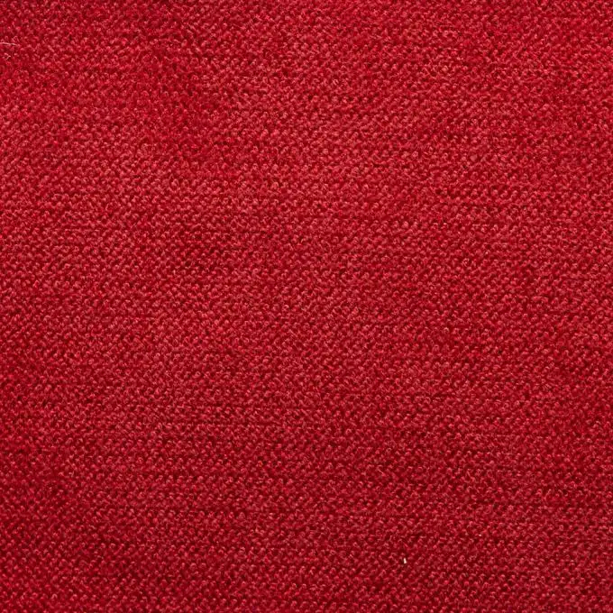 Tessuto velluto termico rosso