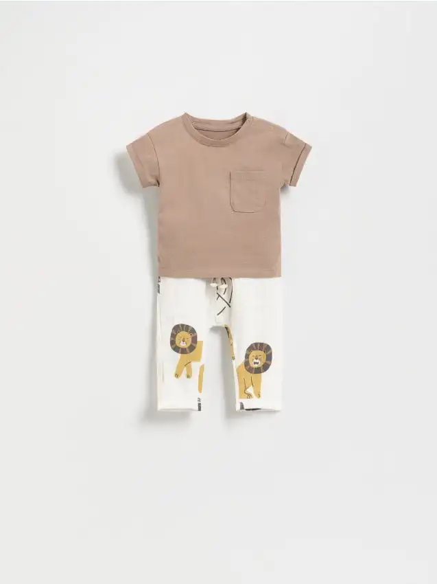 Completo in cotone Colore marrone