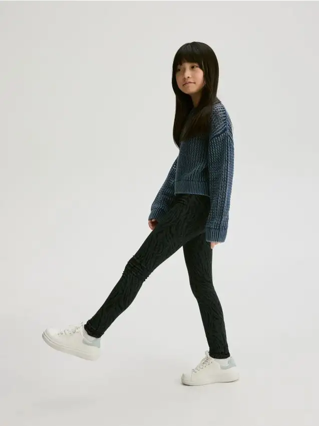 Confezione da 2 leggings in cotone Colore nero