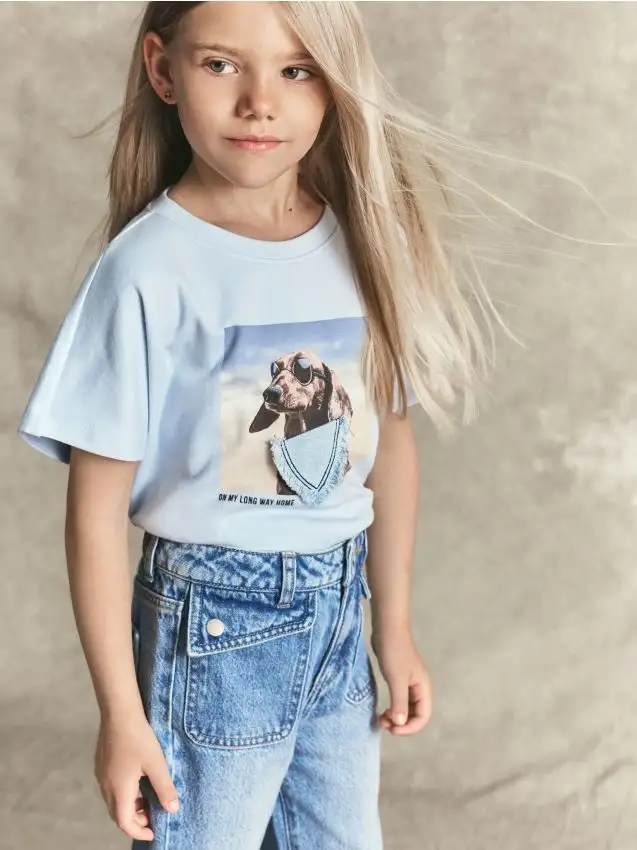 Jeans flare Colore blu