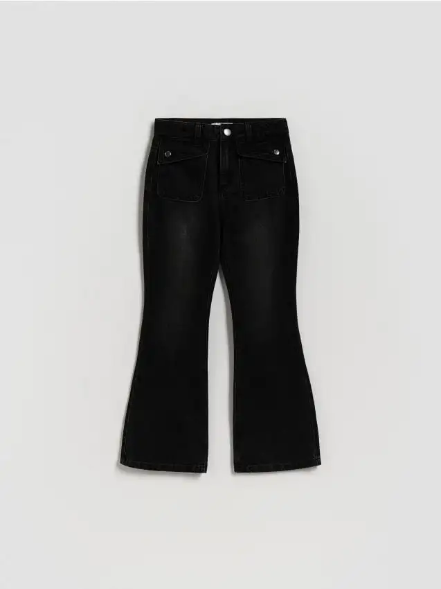 Jeans flare Colore nero