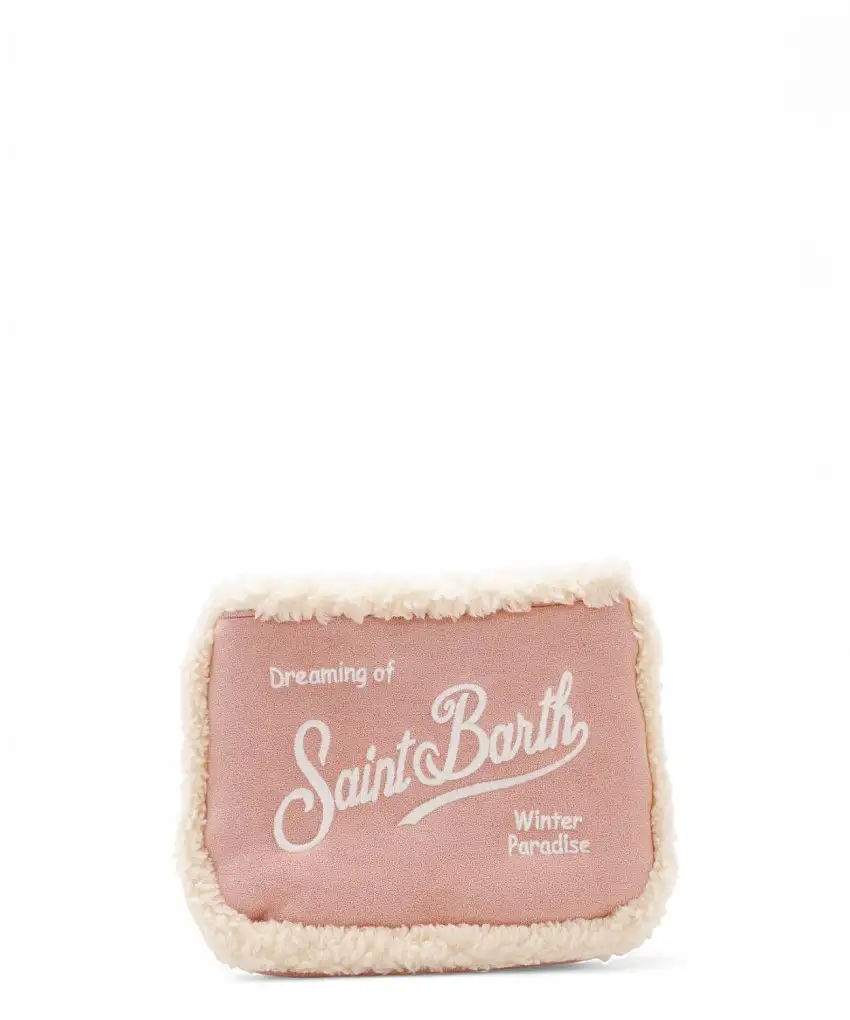 Pochette Aline Shearling MC2 Saint Barth Clutch