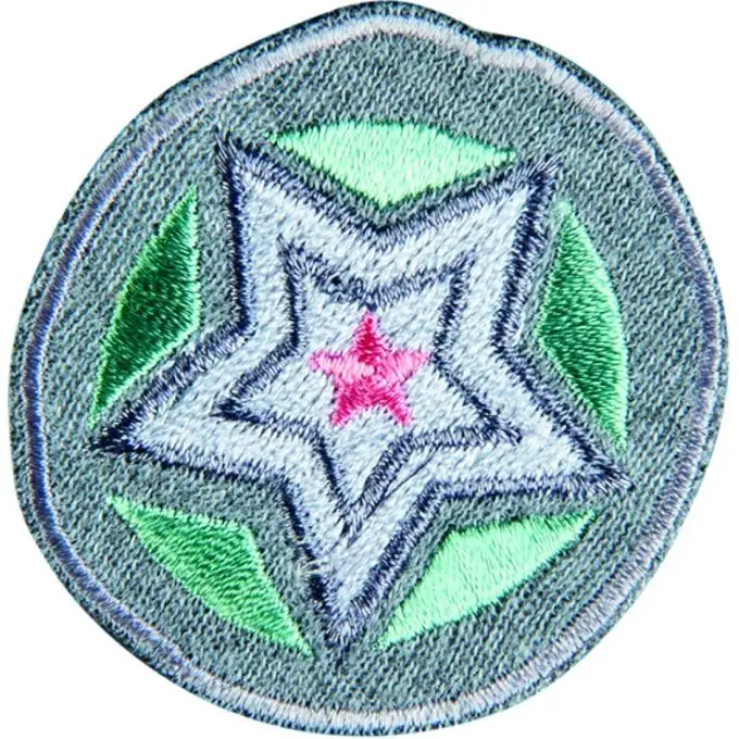 Stella su cerchio turchese