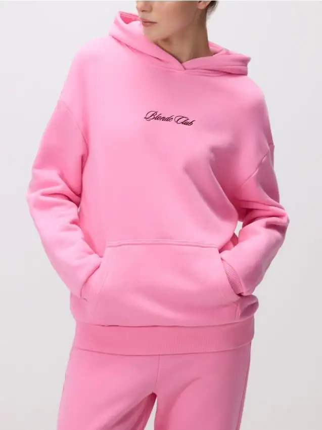 Blusa in cotone con stampa Colore rosa