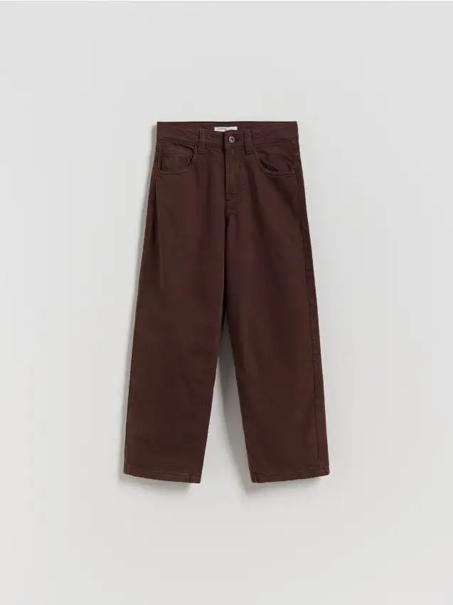 Jeans relaxed fit Colore marrone