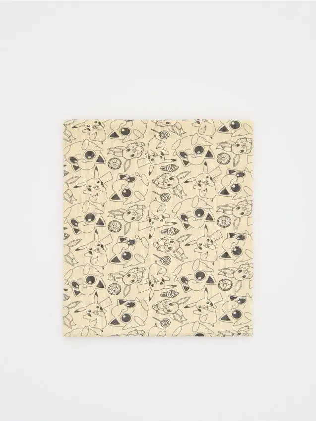 Scaldacollo in cotone Pokémon Colore panna