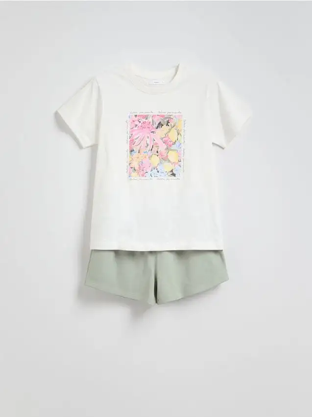 Pigiama due pezzi Colore verde menta