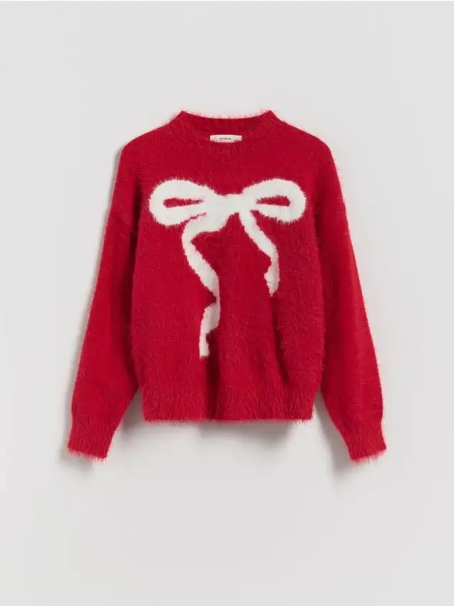 Jumper with bow detail Colore rosso