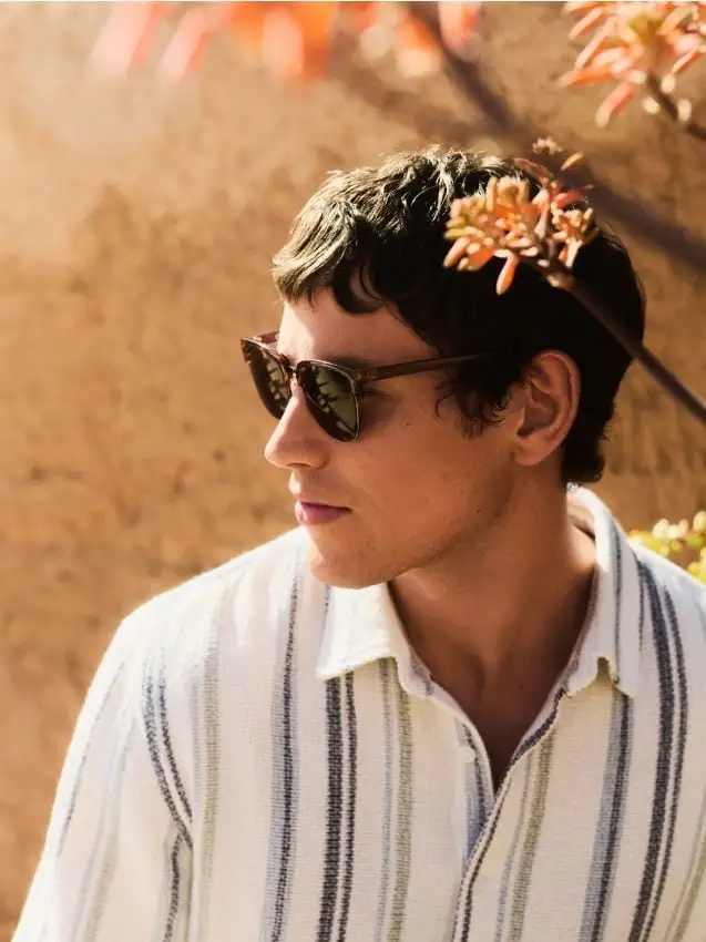 Camicia a taglio standard in misto cotone Colore multicolore