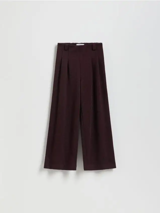 Pantaloni in jersey misto viscosa Colore maroon