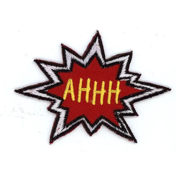 Scudetto Ahhh giallo