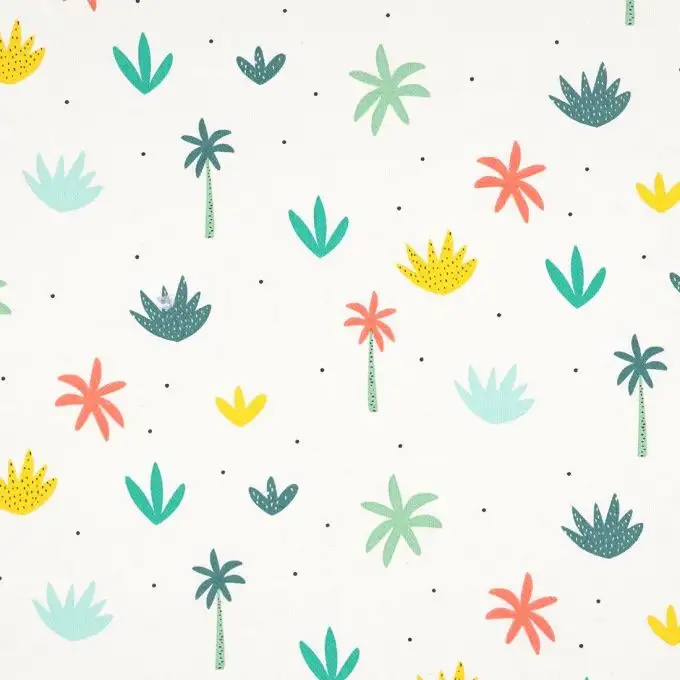 Tessuto twill vegetale giungla