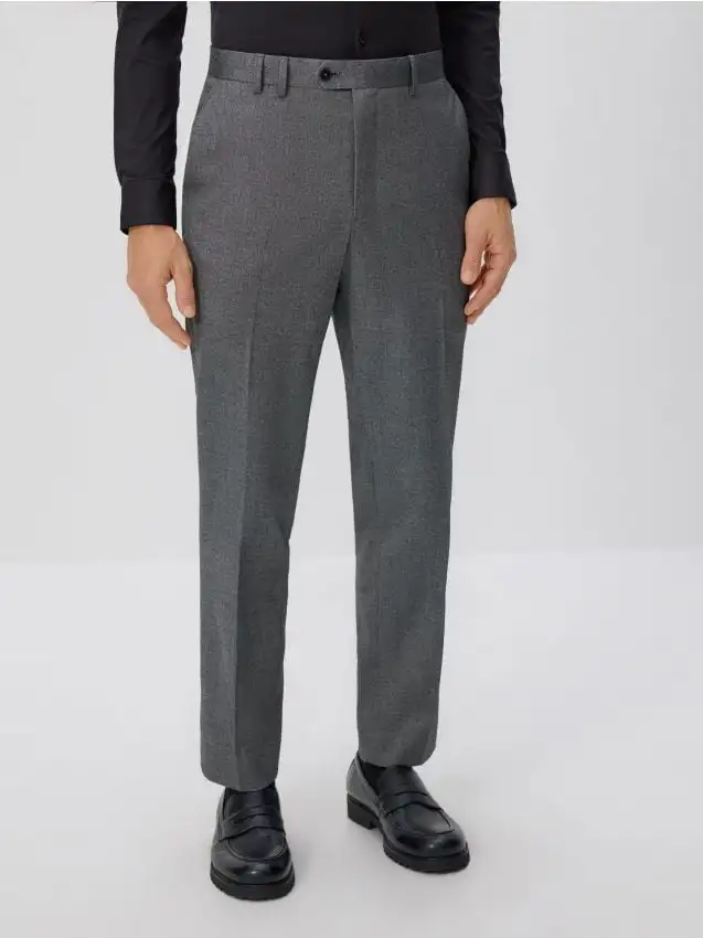 Pantaloni da completo con piega Colore nero