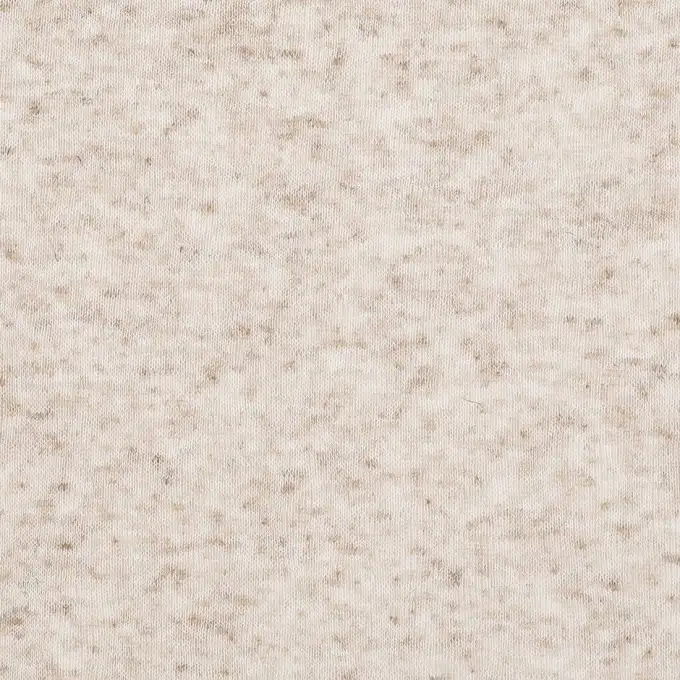 Tessuto maglia mélange lino ecru