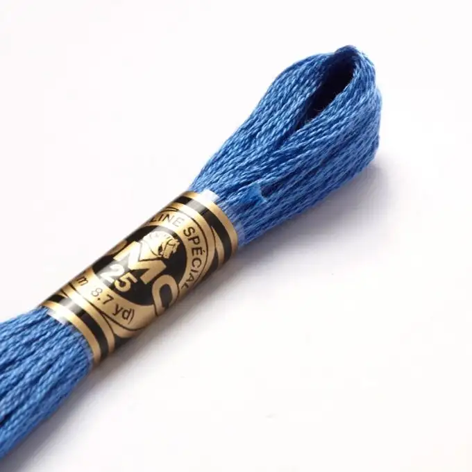 Filo mouliné da ricamo - Toni blu - COL 798